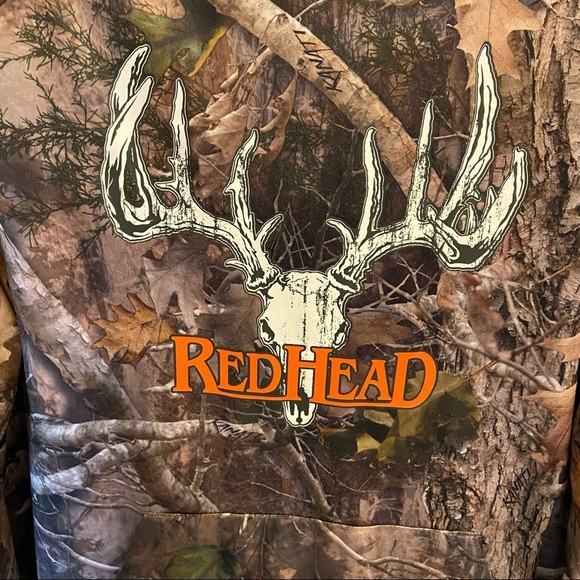 RedHead Men’s Camo Hunting Hoodie Sweatshirt Medium - Picture 2 of 7